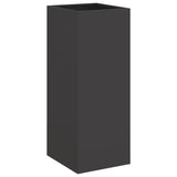 Vidaxx Pflanzgefäß 32x29x75 cm Stahl schwarz