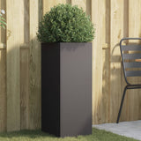 Vidaxx Pflanzgefäß 32x29x75 cm Stahl schwarz