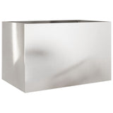 Vidaxx Pflanzgefäß 62x40x39 cm Edelstahl silberfarben