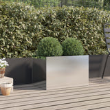 Vidaxx Pflanzgefäß 62x40x39 cm Edelstahl silberfarben