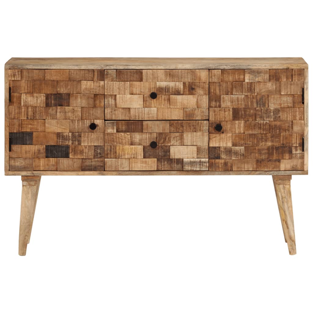 Vidaxl dressoir 110x30x70 cm massief mangohout