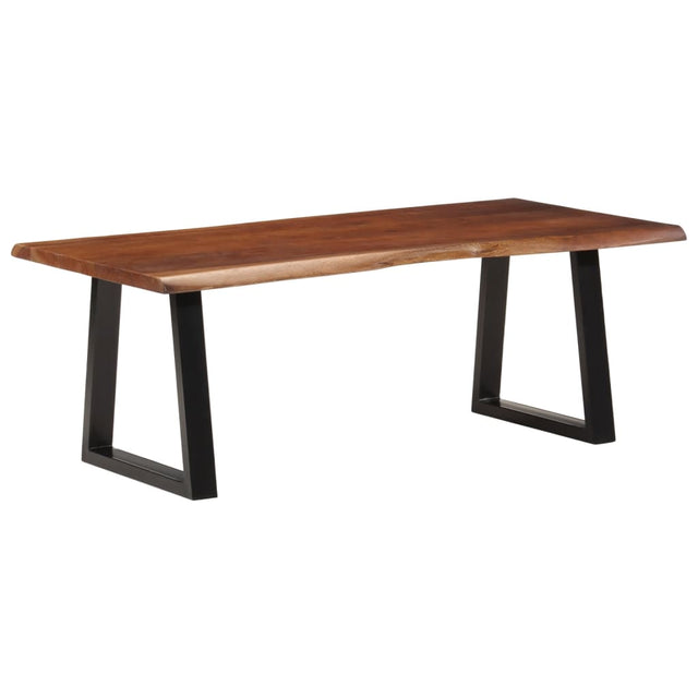 Vidaxl salontafel 110x55x40 cm massief acaciahout honingbruin