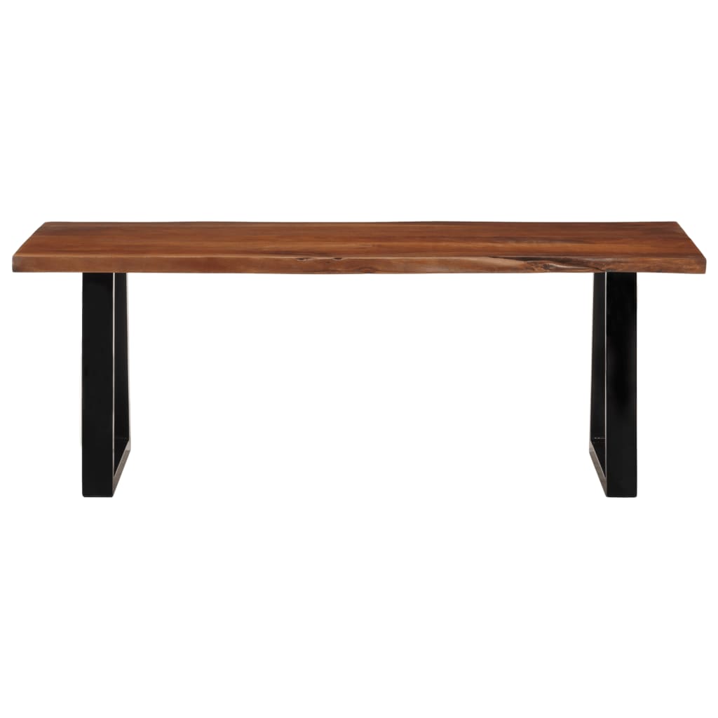 Vidaxl salontafel 110x55x40 cm massief acaciahout honingbruin