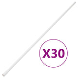 Vidaxxl Kabelkanäle mit Schellen ø16 mm 30 m PVC