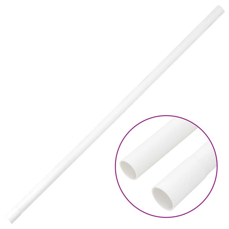 Vidaxxl Kabelkanäle mit Schellen ø25 mm 30 m PVC