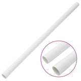 Vidaxxl Kabelkanäle mit Schellen ø30 mm 10 m PVC