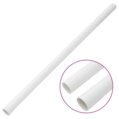 Vidaxxl Kabelkanäle mit Schellen ø30 mm 10 m PVC