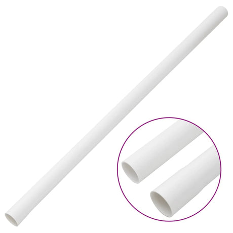 Vidaxxl Kabelkanäle mit Schellen ø30 mm 30 m PVC