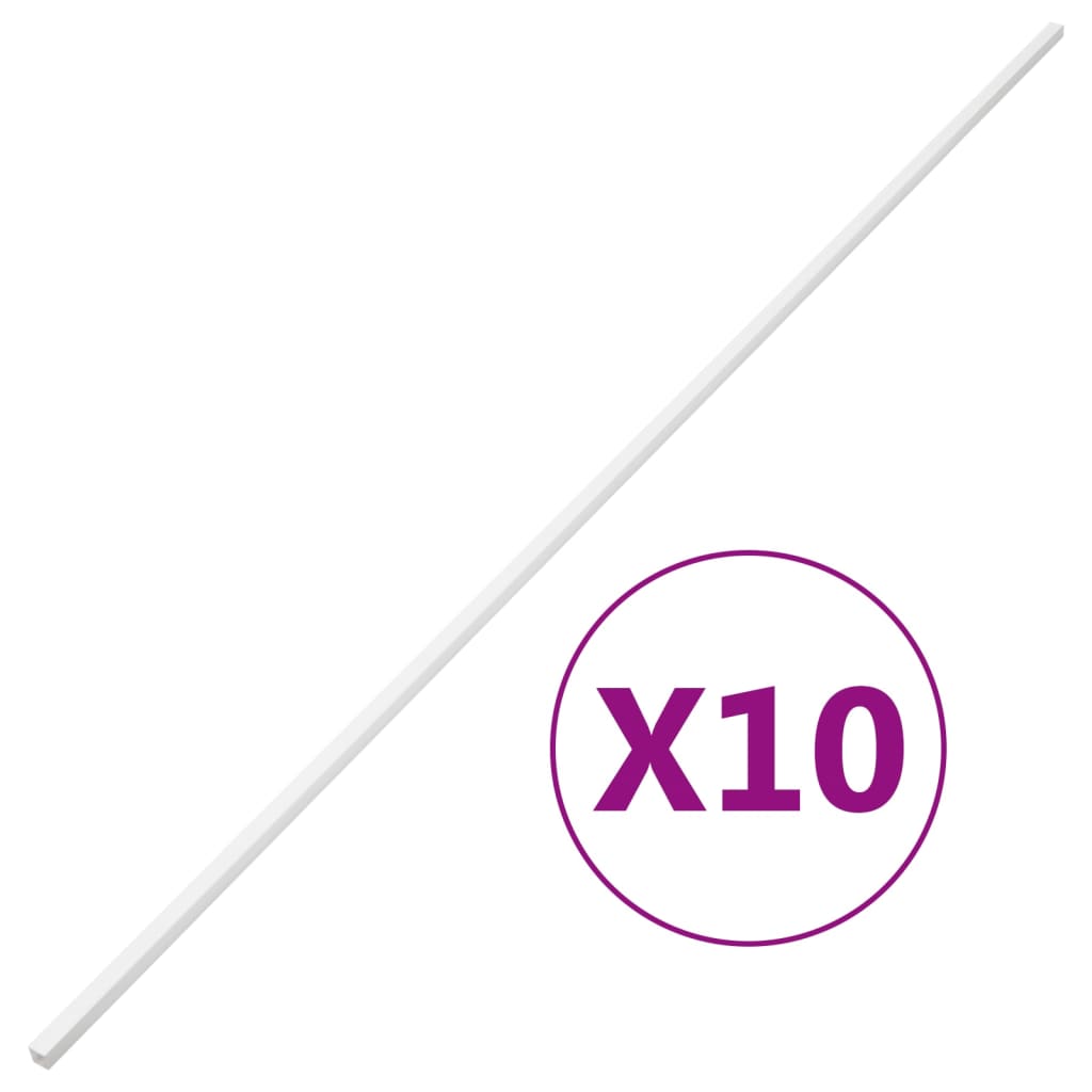 Vidaxxl Kabelkanal 25x25 mm 10 m PVC