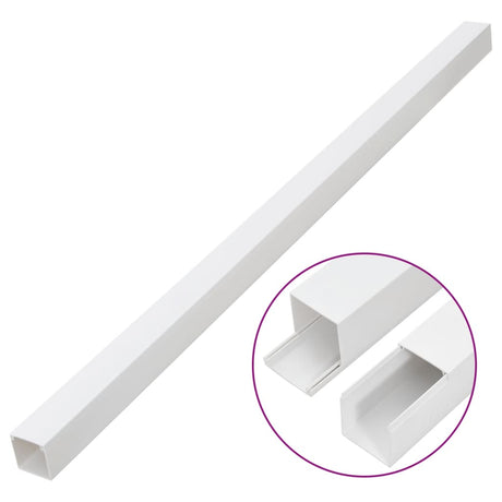 Vidaxxl Kabelkanal 33x33 mm 10 m PVC