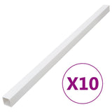 Vidaxxl Kabelkanal 100x40 mm 10 m PVC