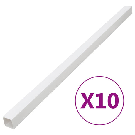 Vidaxxl Kabelkanal 150x50 mm 10 m PVC
