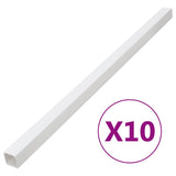 Vidaxxl Kabelkanal 60x60 mm 10 m PVC