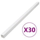 Vidaxxl Kabelkanal 40x25 mm 30 m PVC