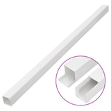 Vidaxxl Kabelkanal 60x40 mm 30 m PVC