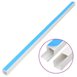 Vidaxxl Kabelkanal selbstklebend 10x10 mm 10 m PVC