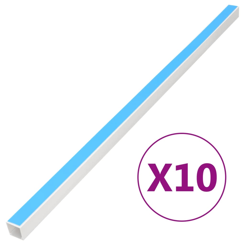 Vidaxxl Kabelkanal selbstklebend 25x25 mm 10 m PVC