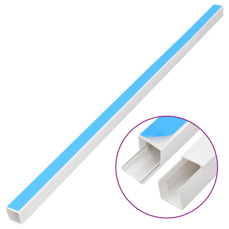 Vidaxxl Kabelkanal selbstklebend 10x10 mm 30 m PVC