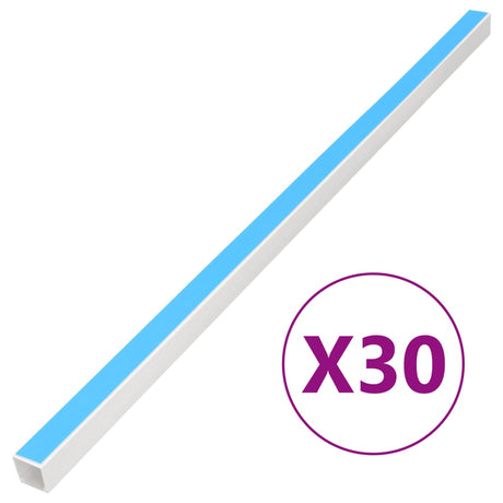 Vidaxxl Kabelkanal selbstklebend 20x10 mm 30 m PVC