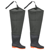 Vidaxl Fischereistiefel Größe 40 dunkelgrün