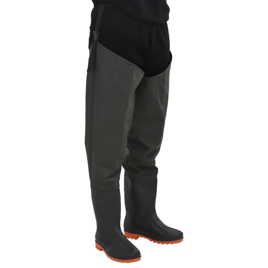 Vidaxl Fischereistiefel Größe 44 dunkelgrün