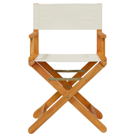 Vidaxl inklapbare stoelen 4 st stof crèmewit