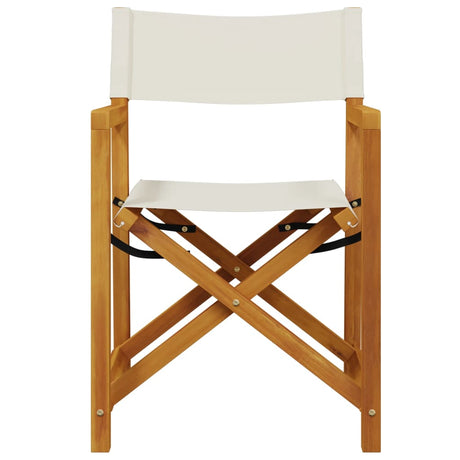 Vidaxl inklapbare stoelen 4 st stof crèmewit