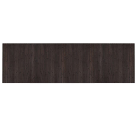 Vidaxx rechteckiger Teppich 60x200 cm Bambus dunkelbraun