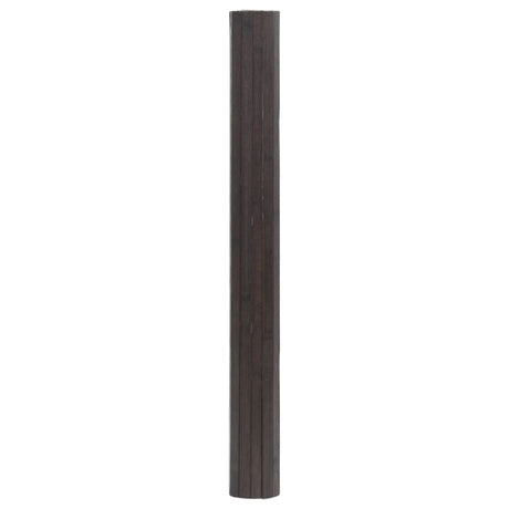 Vidaxx rechteckiger Teppich 60x200 cm Bambus dunkelbraun