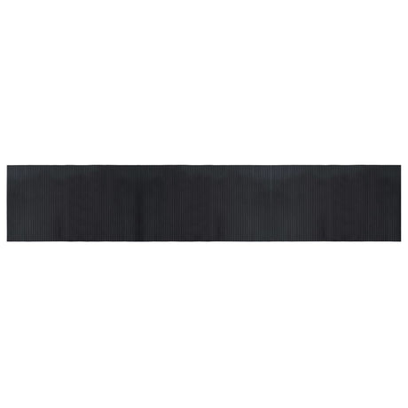 Vidaxx rechteckiger Teppich 60x300 cm Bambus schwarz