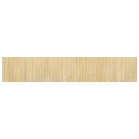 Vidaxx rechteckiger Teppich 60x300 cm Bambus hell natur