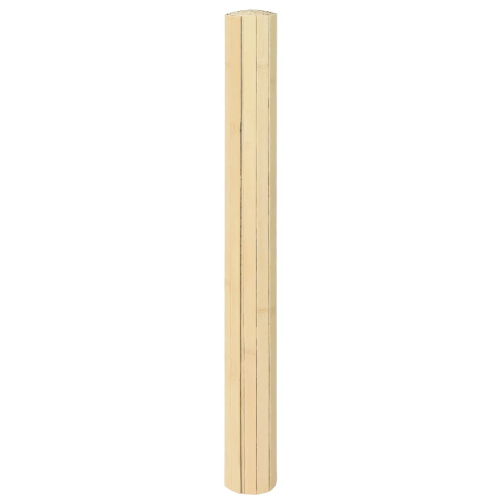 Vidaxx rechteckiger Teppich 60x300 cm Bambus hell natur