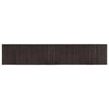 VidaXL Rechteckiger Teppich 60x300 cm Bambus dunkelbraun