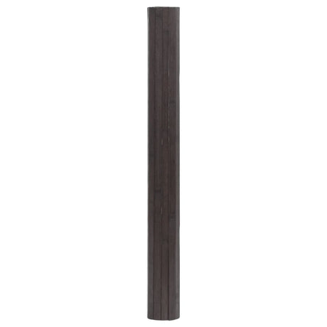 Vidaxx rechteckiger Teppich 60x300 cm Bambus dunkelbraun