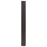 VidaXL Rechteckiger Teppich 60x300 cm Bambus dunkelbraun