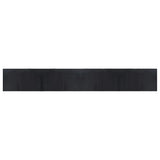 Vidaxx rechteckiger Teppich 60x400 cm Bambus schwarz