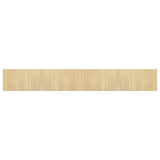 Vidaxx rechteckiger Teppich 60x400 cm Bambus hell natur