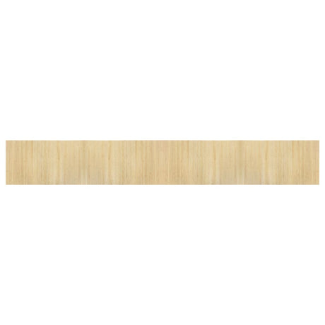 Vidaxx rechteckiger Teppich 60x400 cm Bambus hell natur