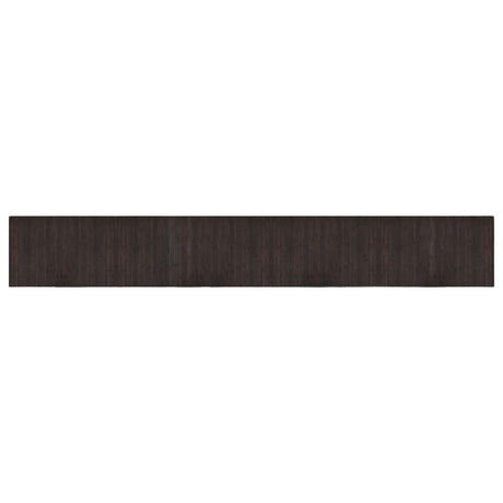 Vidaxx rechteckiger Teppich 60x400 cm Bambus dunkelbraun