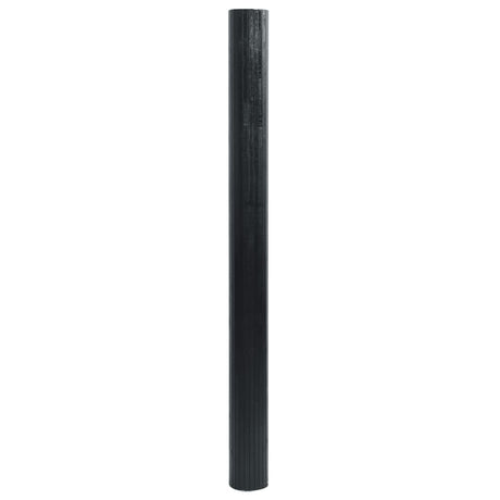 Vidaxx rechteckiger Teppich 60x500 cm Bambus schwarz