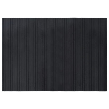 VidaXL Rechteckiger Teppich 70x100 cm Bambus schwarz