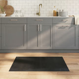 VidaXL Rechteckiger Teppich 70x100 cm Bambus schwarz