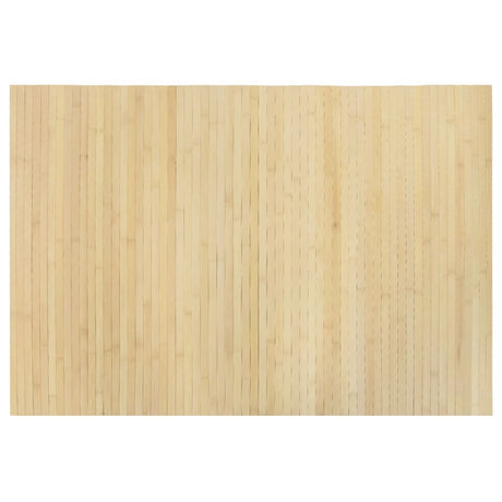 Vidaxx rechteckiger Teppich 70x100 cm Bambus hell natur