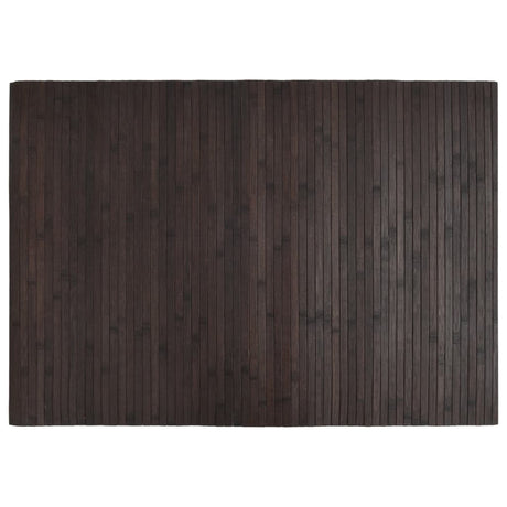 Vidaxx rechteckiger Teppich 70x100 cm Bambus dunkelbraun