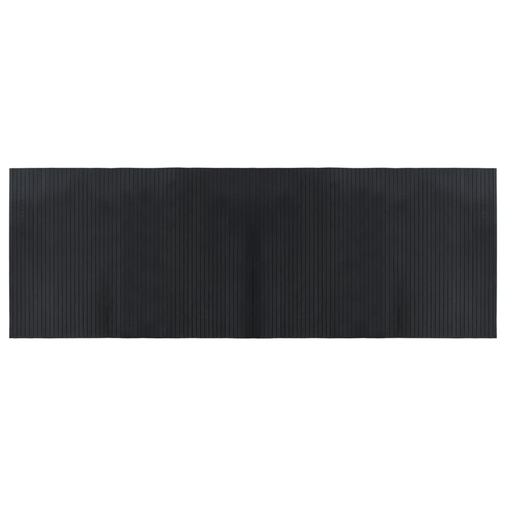 Vidaxx rechteckiger Teppich 70x200 cm Bambus schwarz