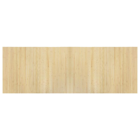 Vidaxx rechteckiger Teppich 70x200 cm Bambus hell natur