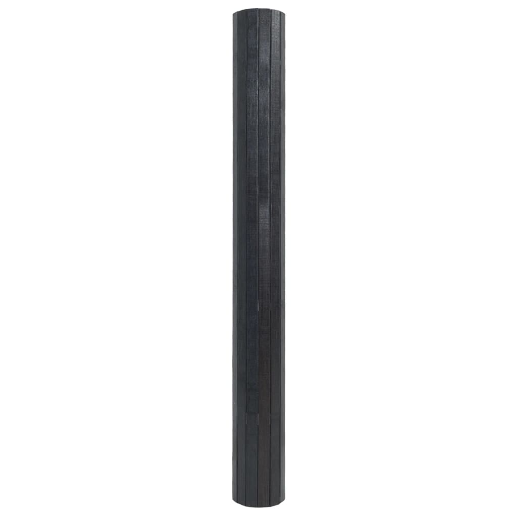 Vidaxx rechteckiger Teppich 70x200 cm Bambusgrau