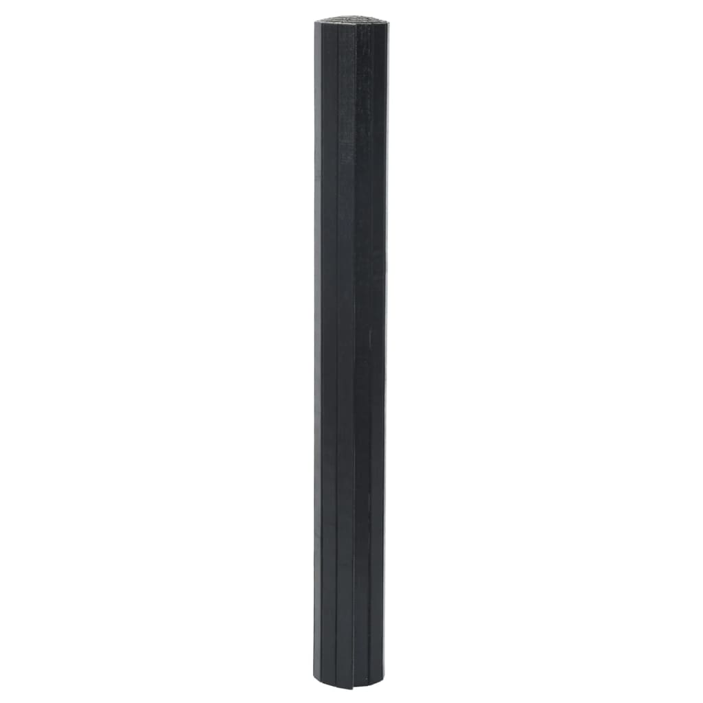 Vidaxx rechteckiger Teppich 70x300 cm Bambus schwarz