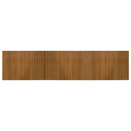 Vidaxx rechteckiger Teppich 70x300 cm Bambusbraun