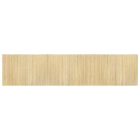 Vidaxx rechteckiger Teppich 70x300 cm Bambus hell natur